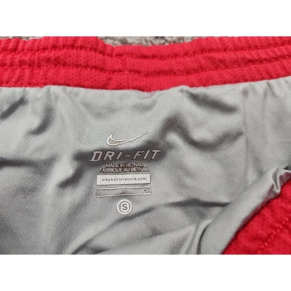 Nike Dri-FIT Livestrong Running Shorts Womens S Red White Athletic Gym